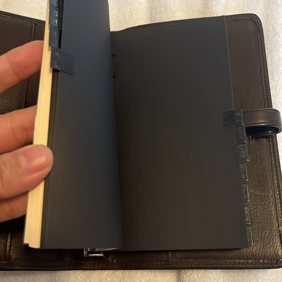 Vintage Coach New with Box Brown soft Leather phone book - Picture 5 of 16